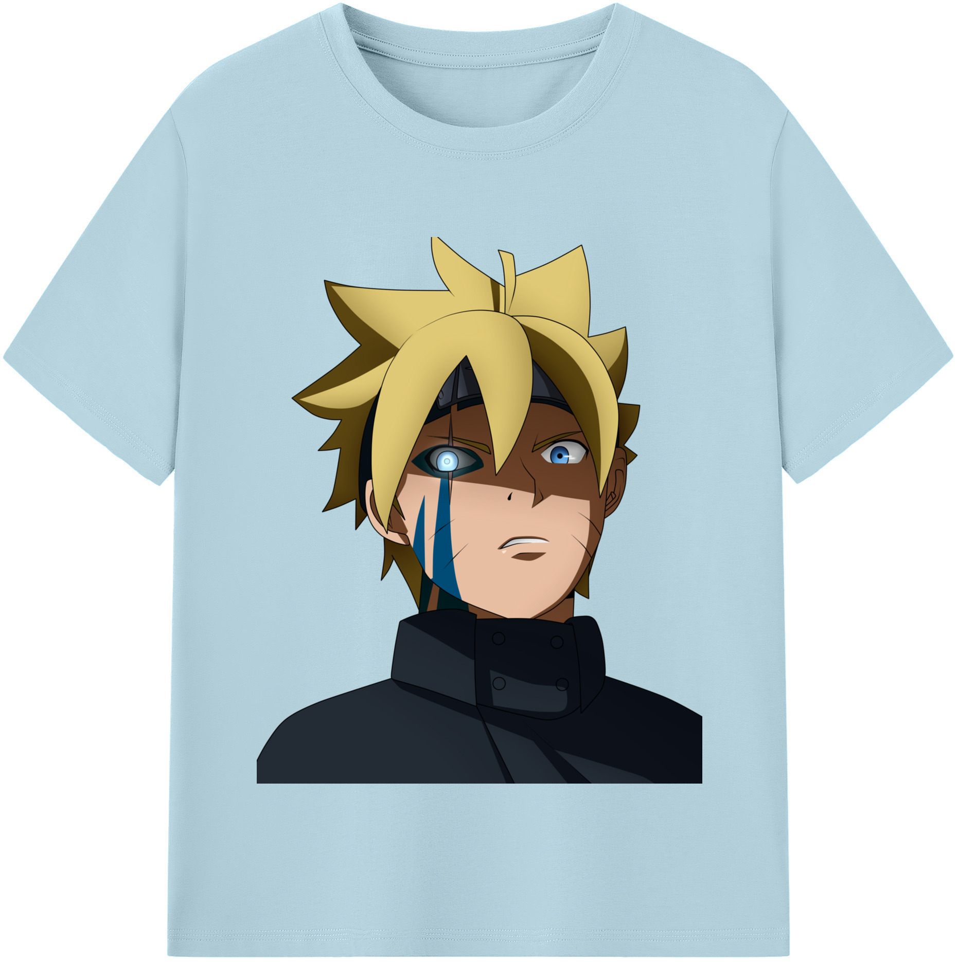 （画像用） NARUTO -ナルト- うずまき ボルト Uzumaki Boruto 綿100％半袖Tシャツ（フロントプリント）